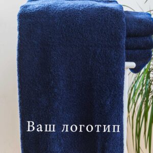 рушник темно синього кольору